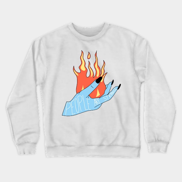 People Are Strange Crewneck Sweatshirt by NYXFN